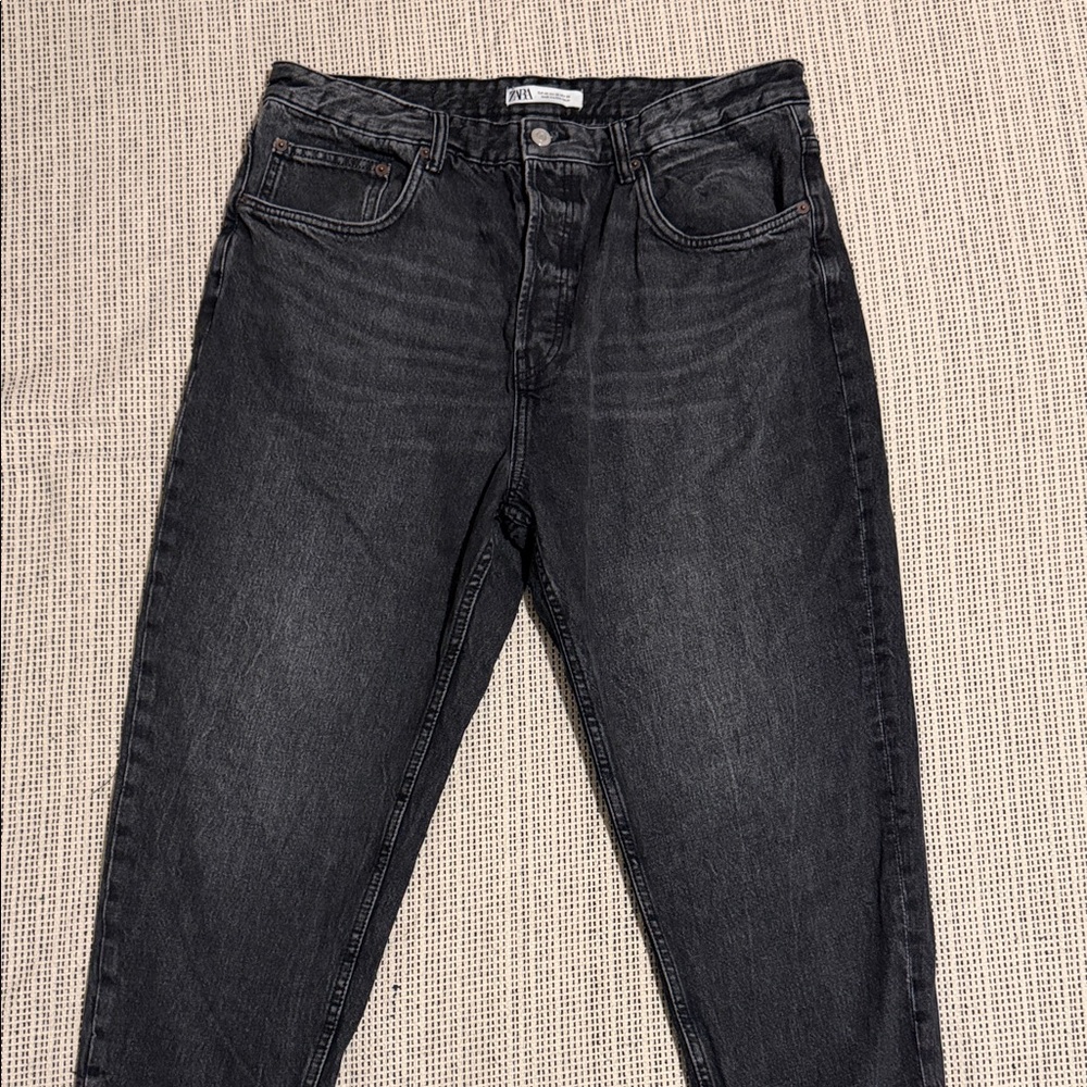 Zara Men's Charcoal Slim Jeans